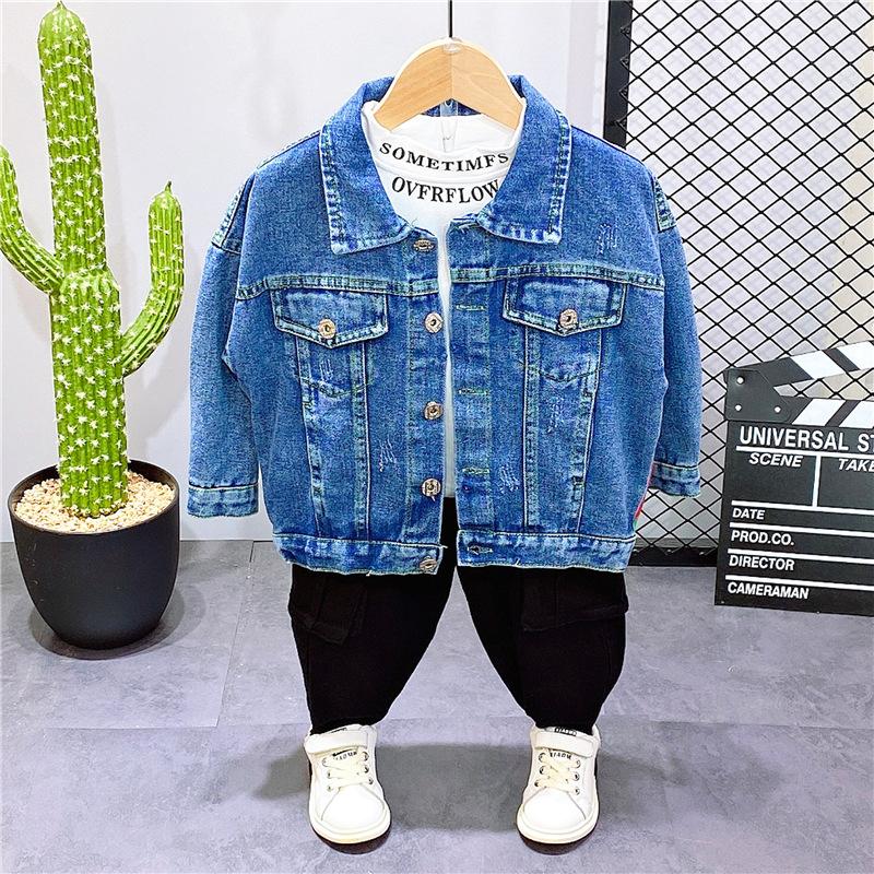 Boys Denim Jacket Jeans Coat 2020 Spring New Streetwear Gentleman Suit Fashion Kids Tracksuits Clothes Sets 3pcs Shirts Pants, 1pc jacket
Boys Denim Jacket Jeans Coat 2020 Spring New Streetwear Gentleman Suit Fashion Kids Tracksuits Clothes Sets 3pcs Shirts Pants, 1pc jacket