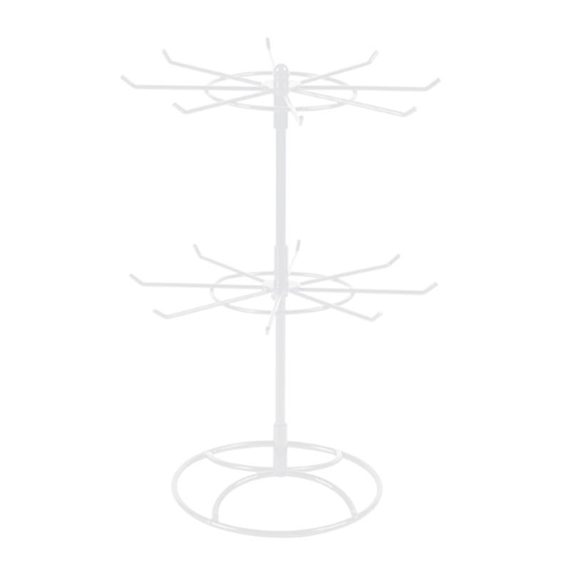 Show Case Fashion Storage Rack Bedroom Metal Space Saving Necklace Earring Double Layers Shop Rotatable Jewelry Display Stand
Show Case Fashion Storage Rack Bedroom Metal Space Saving Necklace Earring Double Layers Shop Rotatable Jewelry Display Stand