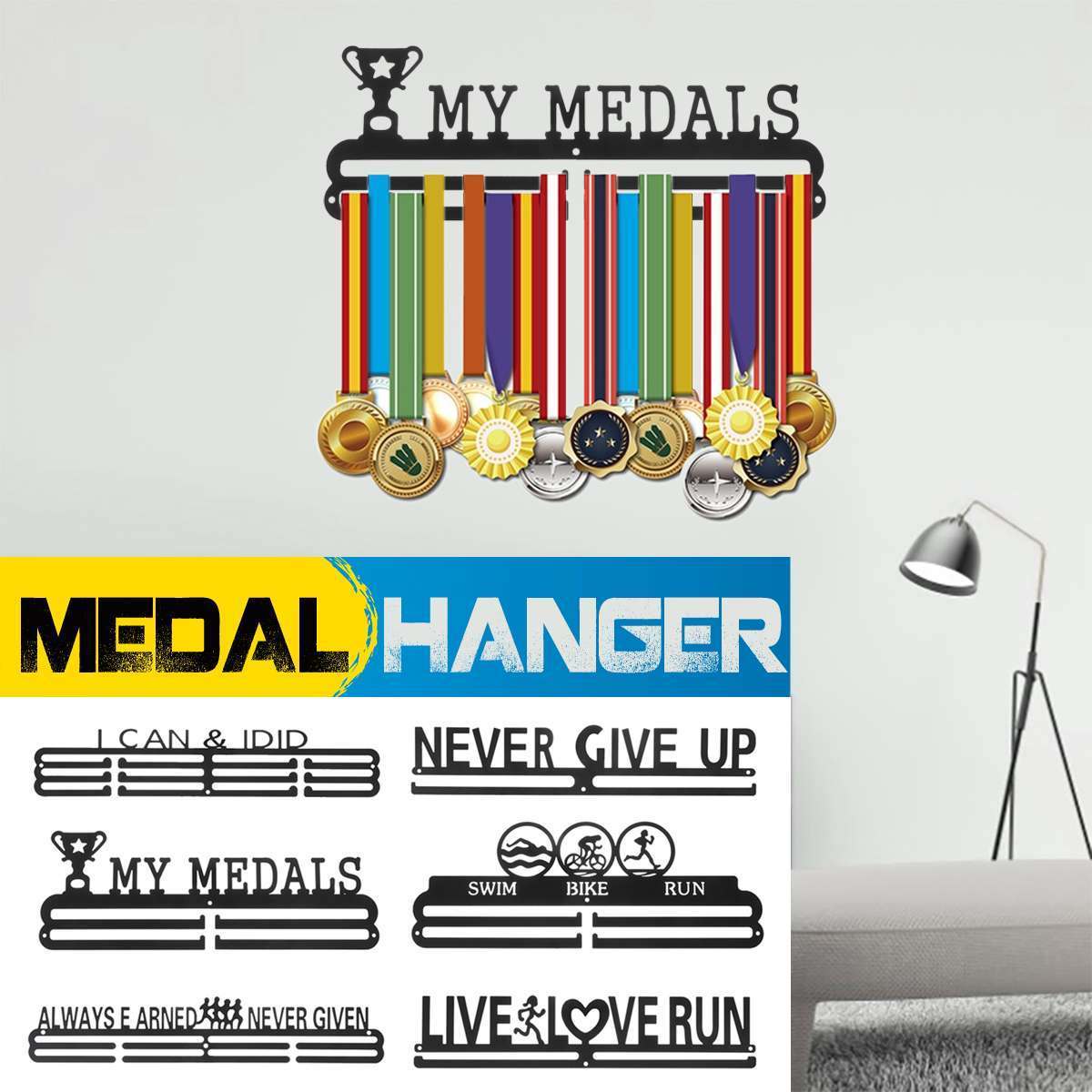 Medal Hanger Holder Display Rack for 30-45 Sport Medal Runner Swim Football Basketball marathons Championship Gift Home Decor 201125
Medal Hanger Holder Display Rack for 30-45 Sport Medal Runner Swim Football Basketball marathons Championship Gift Home Decor 201125