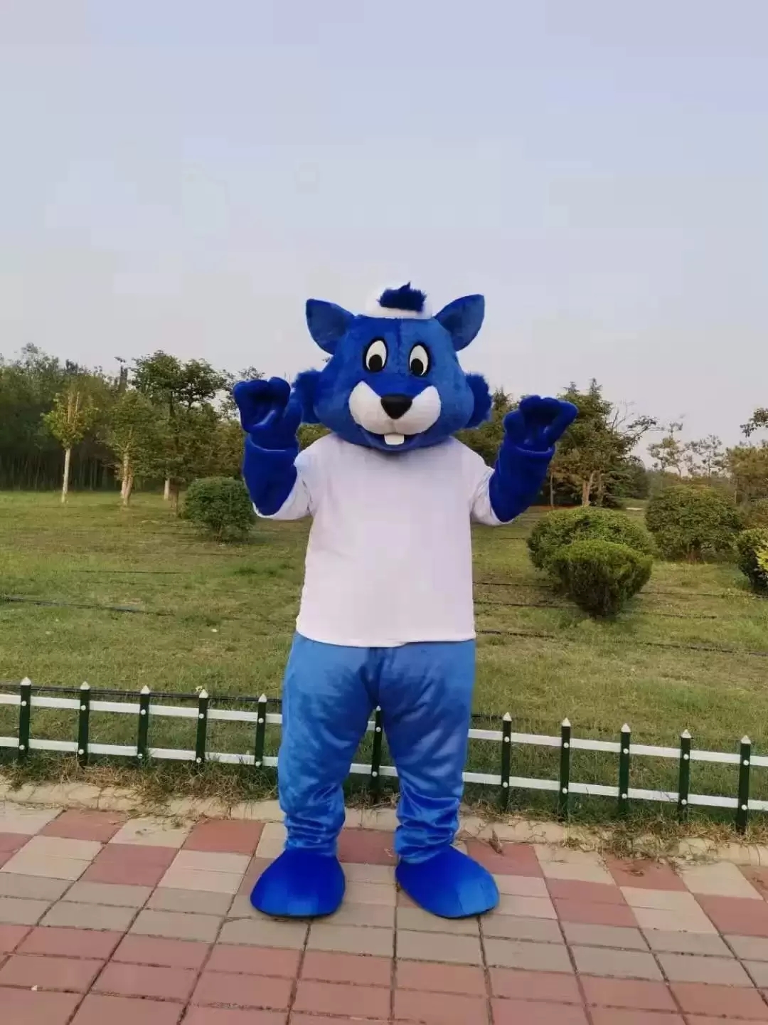Halloween Blue squirrel Mascot Costume Top quality Cartoon Character Outfits Adults Size Christmas Carnival Birthday Party Outdoor Outfit