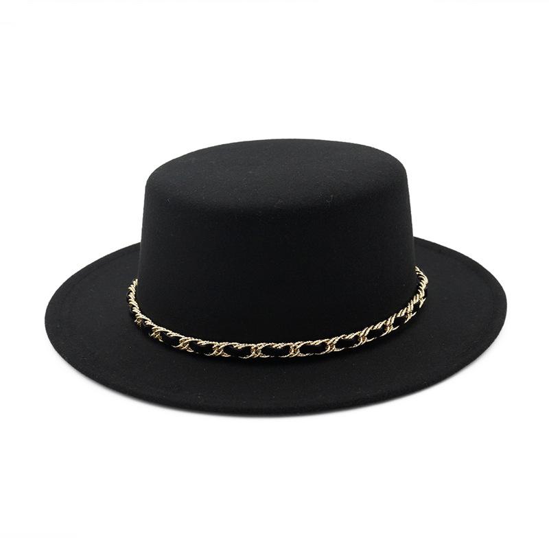 Summer Unisex Flat-topped Gentleman Hats High Quality England wool felt casual fedora hats
Summer Unisex Flat-topped Gentleman Hats High Quality England wool felt casual fedora hats