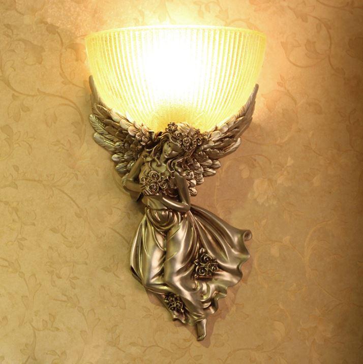 European living room TV background wall lamp creative LED bedroom bedside lamp corridor aisle small angel lamps
European living room TV background wall lamp creative LED bedroom bedside lamp corridor aisle small angel lamps