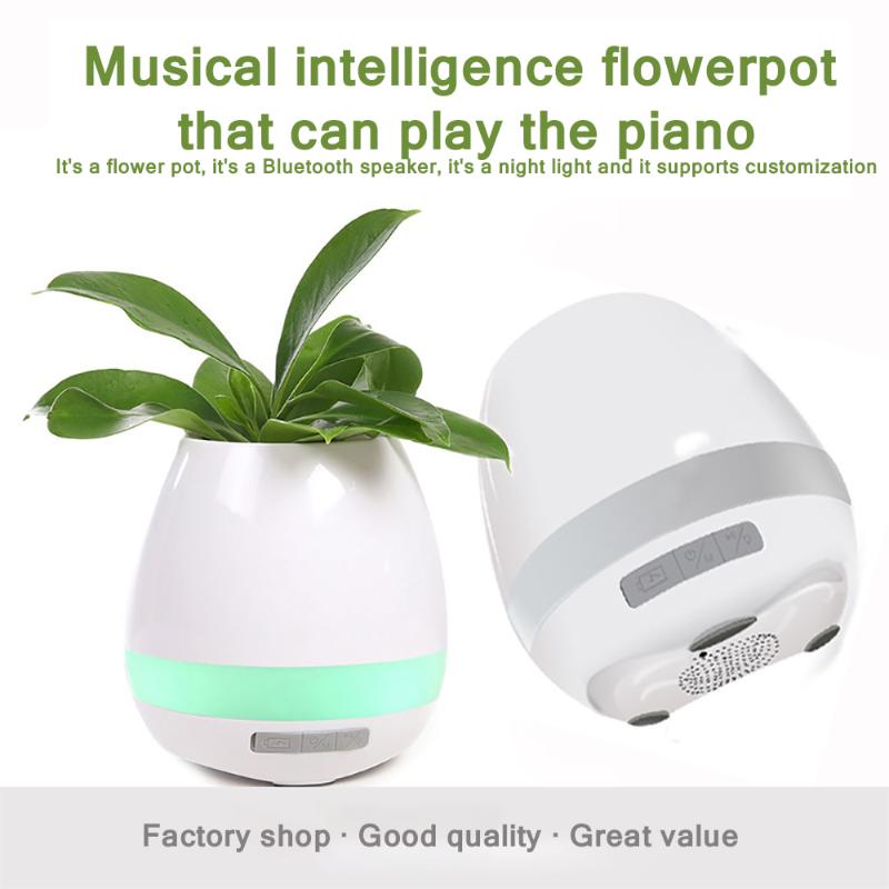 Intelligent Music Flowerpot K3 Wireless Bluetooth Speaker Can Play Warm Light Colorful Lamp Bluetooth Speaker Bedside Lamp
Intelligent Music Flowerpot K3 Wireless Bluetooth Speaker Can Play Warm Light Colorful Lamp Bluetooth Speaker Bedside Lamp