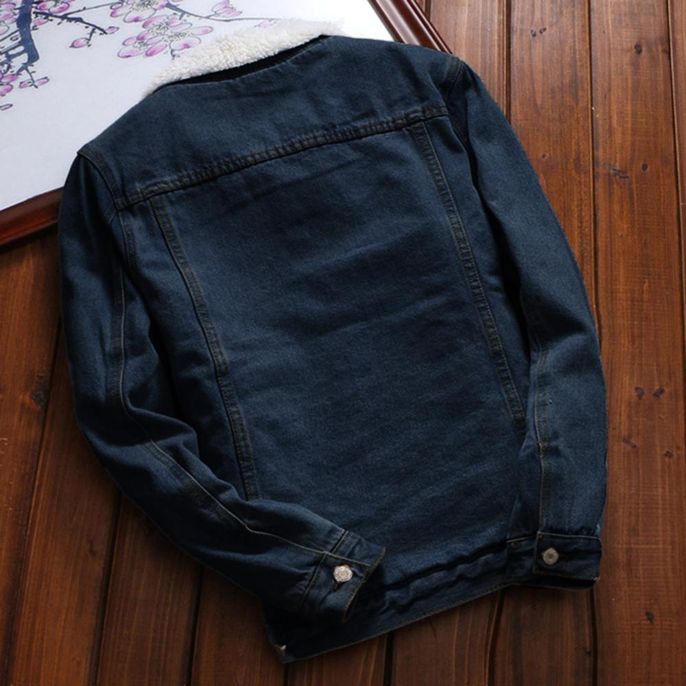 Women Denim Jacket With Fur Lady Autumn Winter Denim Jacket Warm Jacket Vintage Long Sleeve Slim Jeans Coat Outwear chaquetas ED T200111