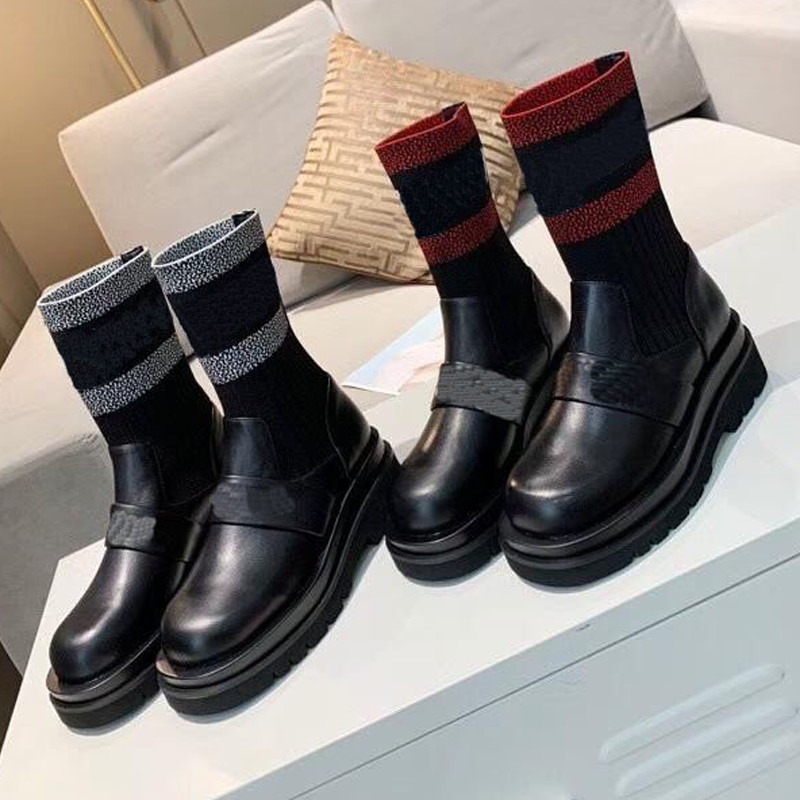 Autumn and winter new high quality womens short boots socks boots low heel round head fashion womens short boots elegant temperament, Black
Autumn and winter new high quality womens short boots socks boots low heel round head fashion womens short boots elegant temperament, Black