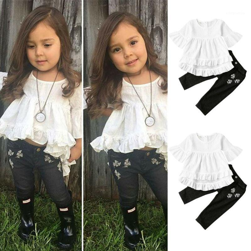 2Pcs Toddler Kid Baby Girl Clothes Ruffle Dress Tops Flare Sleeve Blouse Floral Denim Pants Outfit Set 2-7Y1, As pic
2Pcs Toddler Kid Baby Girl Clothes Ruffle Dress Tops Flare Sleeve Blouse Floral Denim Pants Outfit Set 2-7Y1, As pic