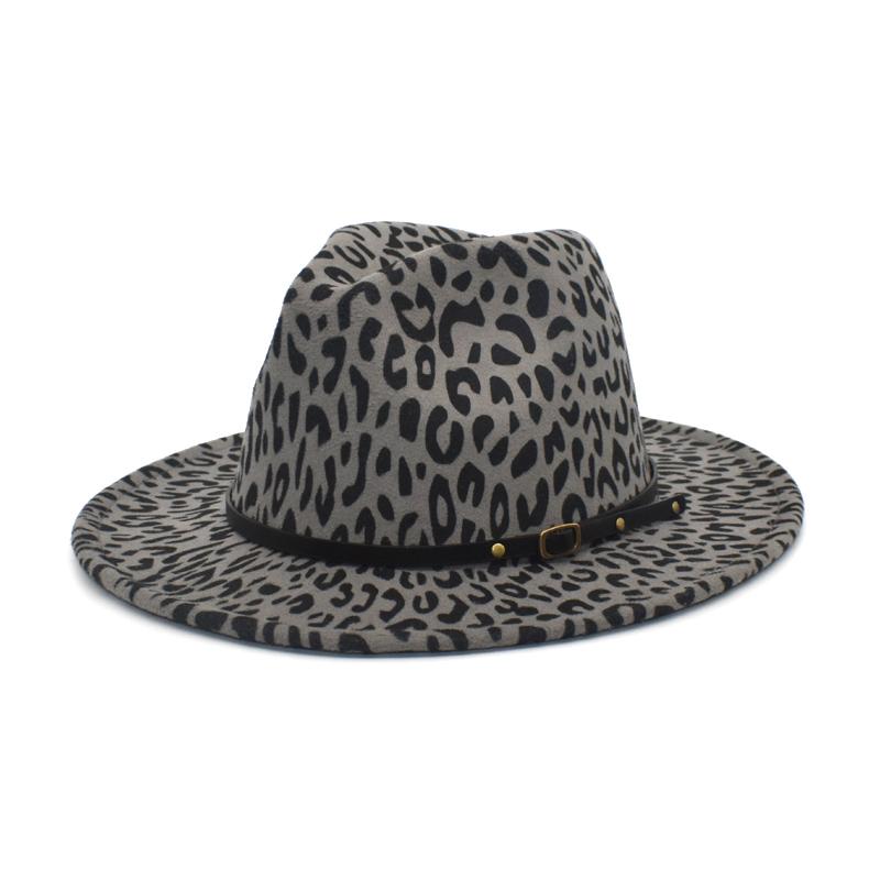 Wide Brim Hats Women's Flat Wool Felt Jazz Fedora Hat Men's Leopard Print Leather Band Decoration Trilby Panama F97, Army green
Wide Brim Hats Women's Flat Wool Felt Jazz Fedora Hat Men's Leopard Print Leather Band Decoration Trilby Panama F97, Army green