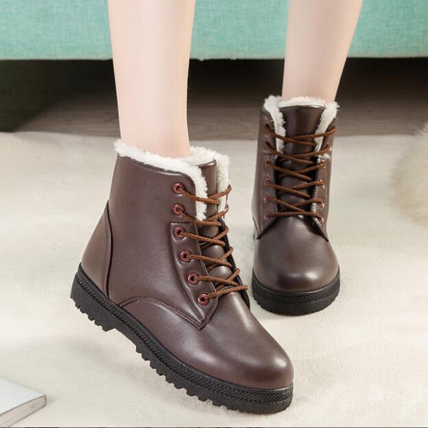 Snow boots women's boots winter ladies cotton shoes large size woman's shoes E08, Black
Snow boots women's boots winter ladies cotton shoes large size woman's shoes E08, Black