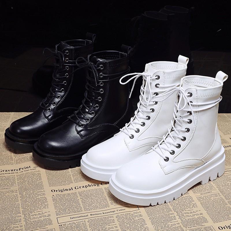 Women's Shoes White Boots High Heel PU Leather Ankle Autumn Winter Round Toe Lace Up Woman Fashion Motorcycle Platform, Black
Women's Shoes White Boots High Heel PU Leather Ankle Autumn Winter Round Toe Lace Up Woman Fashion Motorcycle Platform, Black