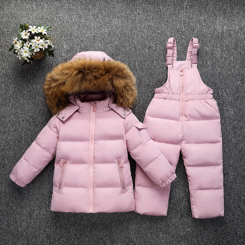 Parka Real Fur Hooded Boy Baby Overalls Girl Winter Down Jacket Warm Kids Coat Children Snowsuit Snow Clothes Girls Clothing Set, Blue;gray
Parka Real Fur Hooded Boy Baby Overalls Girl Winter Down Jacket Warm Kids Coat Children Snowsuit Snow Clothes Girls Clothing Set, Blue;gray