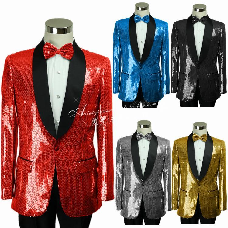 New Men Suits master ceremonies Sequins Nightclub singer stage show Hosted costume suits Performance SETS 2 piece jacket pant, Black
New Men Suits master ceremonies Sequins Nightclub singer stage show Hosted costume suits Performance SETS 2 piece jacket pant, Black