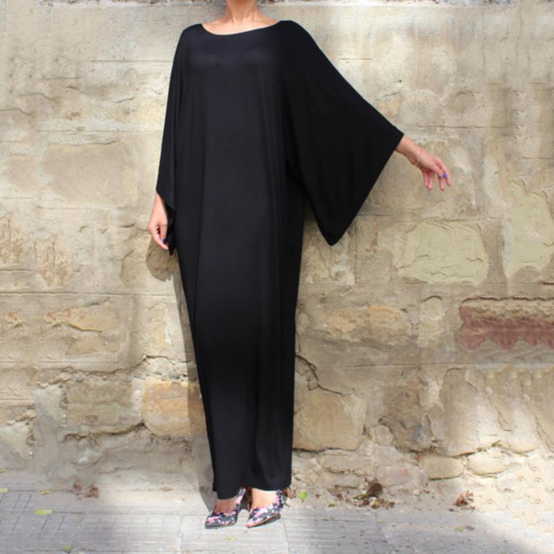 2020 Women Vintage Dress spring summer Solid Casual Loose Pockets Long Maxi Vestidos Robe eid ramadan kaftan robe VKDR1877
2020 Women Vintage Dress spring summer Solid Casual Loose Pockets Long Maxi Vestidos Robe eid ramadan kaftan robe VKDR1877