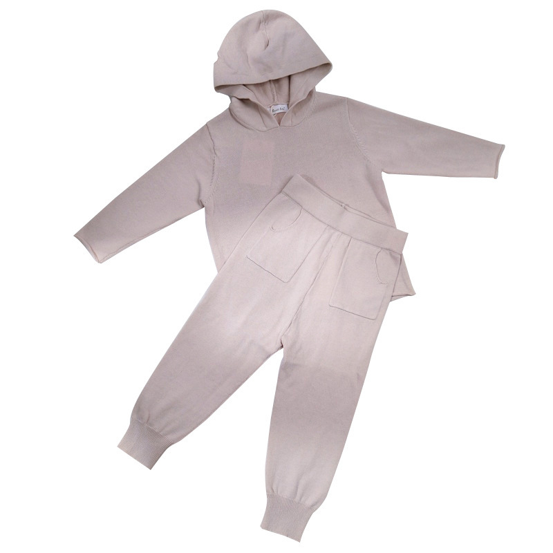 2020 Spring Baby Girls Clothes Boys Clothing Sets Autumn Sweater + Pants 2pcs Set Boys Knit Tracksuits Toddler Girls Boys SuitX1019