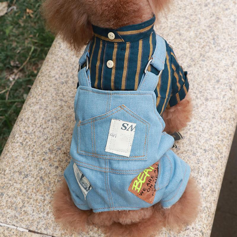 Dog Clothes Strap Jeans Autumn Winter 2020 New Arrival Thicken Clothes Dogs For Chihuahua Teddy Jumpsuit, Green
Dog Clothes Strap Jeans Autumn Winter 2020 New Arrival Thicken Clothes Dogs For Chihuahua Teddy Jumpsuit, Green