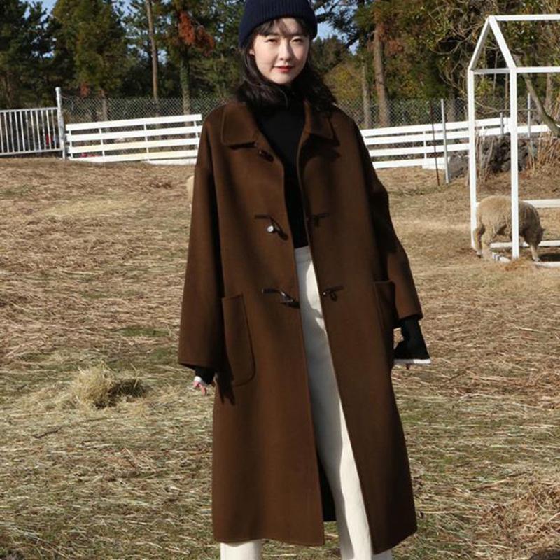 Fashion Claw Button Mid Long Woolen Coat Women Stand Collar Casual Padded Loose Jacket Winter Thicken Warm Long Sleeve Outwear, Yellow
Fashion Claw Button Mid Long Woolen Coat Women Stand Collar Casual Padded Loose Jacket Winter Thicken Warm Long Sleeve Outwear, Yellow
