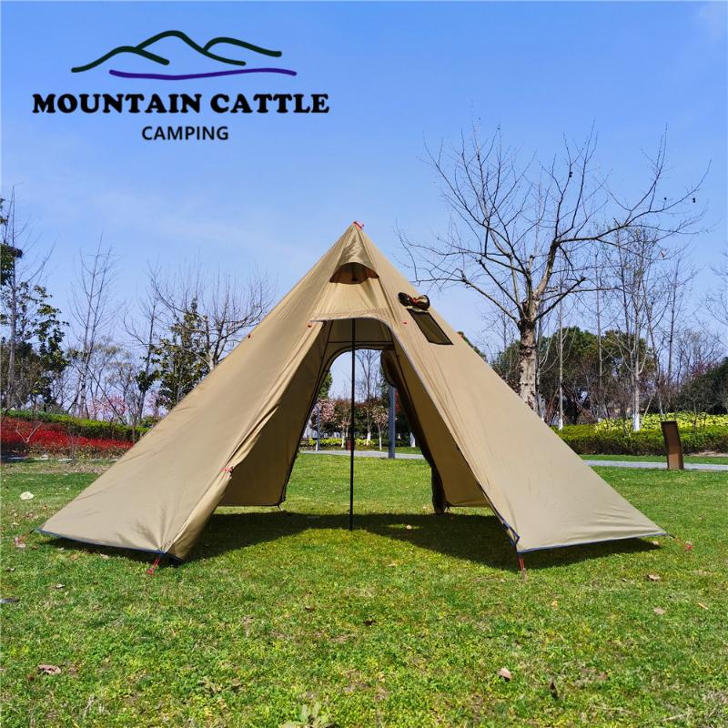 Ultralarge Camping Pyramid Tent Height 2.2m Outdoor Backpacking Awnings Shelter Tent 4-5Person Big for Birdwatching Cooking
Ultralarge Camping Pyramid Tent Height 2.2m Outdoor Backpacking Awnings Shelter Tent 4-5Person Big for Birdwatching Cooking