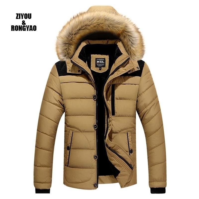Winter Parkas Men Fur Collar Warm Thick Cotton White Duck Down Parkas Coats Men's Jacket Casual Warm Outwear Plus Size Overcoat 201114, Black
Winter Parkas Men Fur Collar Warm Thick Cotton White Duck Down Parkas Coats Men's Jacket Casual Warm Outwear Plus Size Overcoat 201114, Black