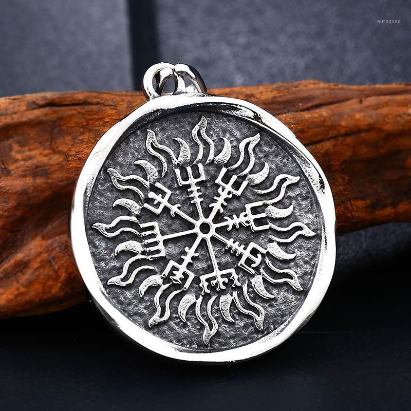 Pendant Necklaces Sun Wheel Black Stainless Steel Viking Amulet Norse Necklace Germanic For Man Gifts1
Pendant Necklaces Sun Wheel Black Stainless Steel Viking Amulet Norse Necklace Germanic For Man Gifts1