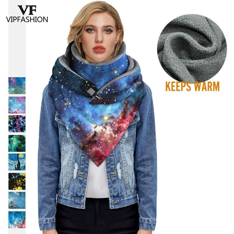 VIP FASHION Fashion Winter Keep Warms Women Scarf Galaxy print Fleece Triangle Scarf Blanket Shawls and Wraps Bufanda
VIP FASHION Fashion Winter Keep Warms Women Scarf Galaxy print Fleece Triangle Scarf Blanket Shawls and Wraps Bufanda