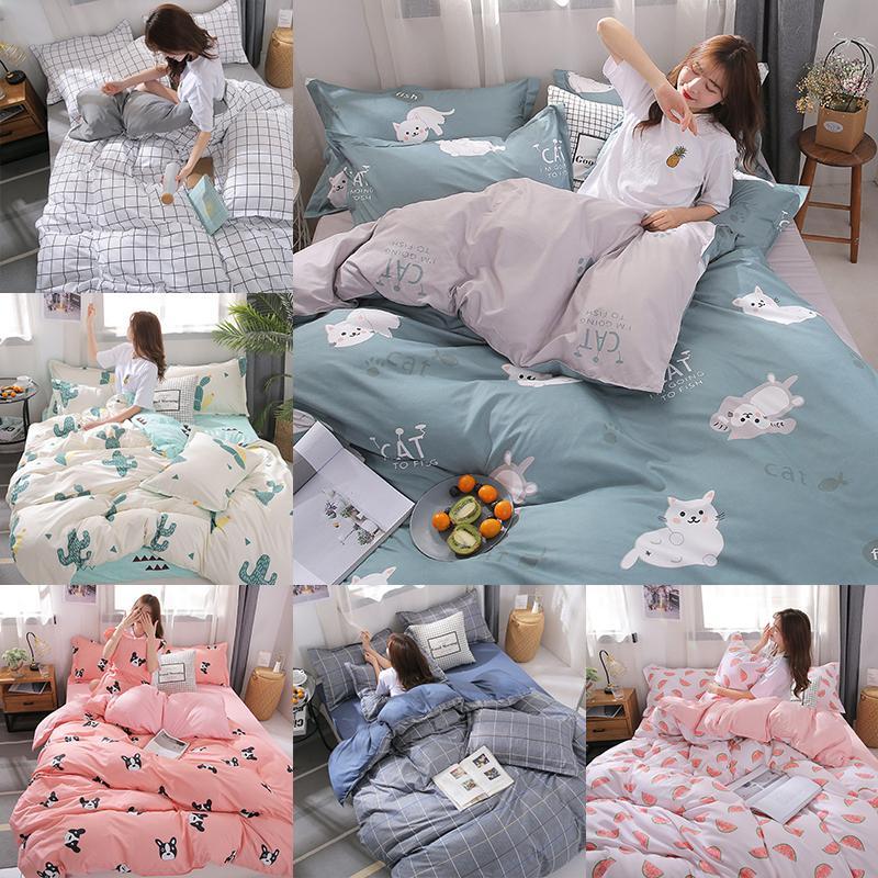 55 cute cat Bedding Sets simple pattern Bed linens Duvet Cover set queen size bed sheets set SD14#, Style13
55 cute cat Bedding Sets simple pattern Bed linens Duvet Cover set queen size bed sheets set SD14#, Style13