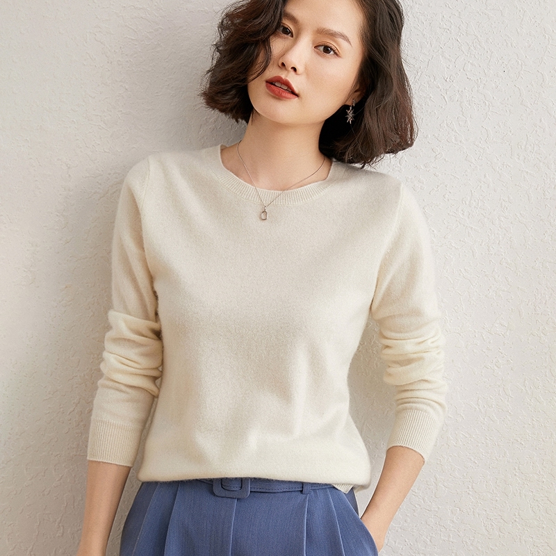 2021 New Hot Sale Woman Sweater 100% Pashmina Knitted O-neck Solid Color Pullovers Ladies Long Sleeve Winter Warm Soft Jumpers M4c9, Picture1
2021 New Hot Sale Woman Sweater 100% Pashmina Knitted O-neck Solid Color Pullovers Ladies Long Sleeve Winter Warm Soft Jumpers M4c9, Picture1