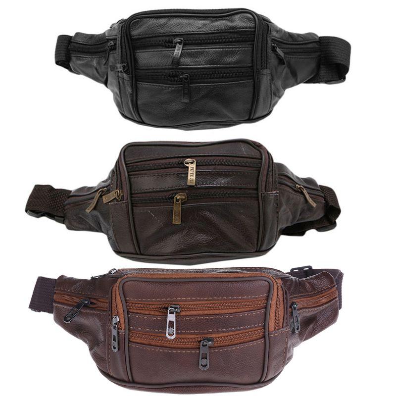 Men's Vintage Leather Messenger Bag Waist Pack Pouch Outdoor Hiking Motorcycle, Black
Men's Vintage Leather Messenger Bag Waist Pack Pouch Outdoor Hiking Motorcycle, Black