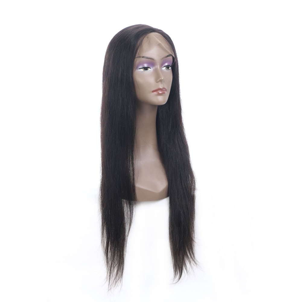 Full Lace Headwear Straight Real Wig Full Hand Woven Full Lace Human Hair Fashion Hairstyle, Black
Full Lace Headwear Straight Real Wig Full Hand Woven Full Lace Human Hair Fashion Hairstyle, Black