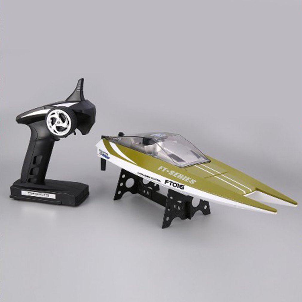FT016 RC Boat 30km/h High Speed Racing Remote Control Flipped Water Cooling Boat Electric Toy as Gift for Kids, Gold
FT016 RC Boat 30km/h High Speed Racing Remote Control Flipped Water Cooling Boat Electric Toy as Gift for Kids, Gold