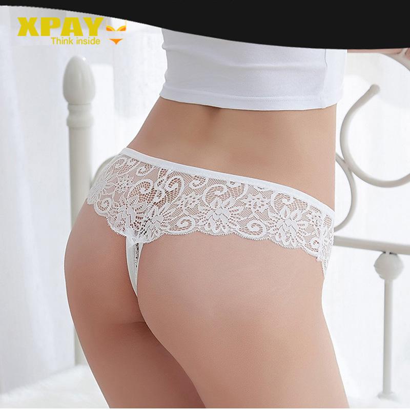 XPAY Sexy Women's Lace Thong Underwear Women G-String Panty Women Intimates Hollow Out Briefs Femme Panties 2020, Ivory
XPAY Sexy Women's Lace Thong Underwear Women G-String Panty Women Intimates Hollow Out Briefs Femme Panties 2020, Ivory