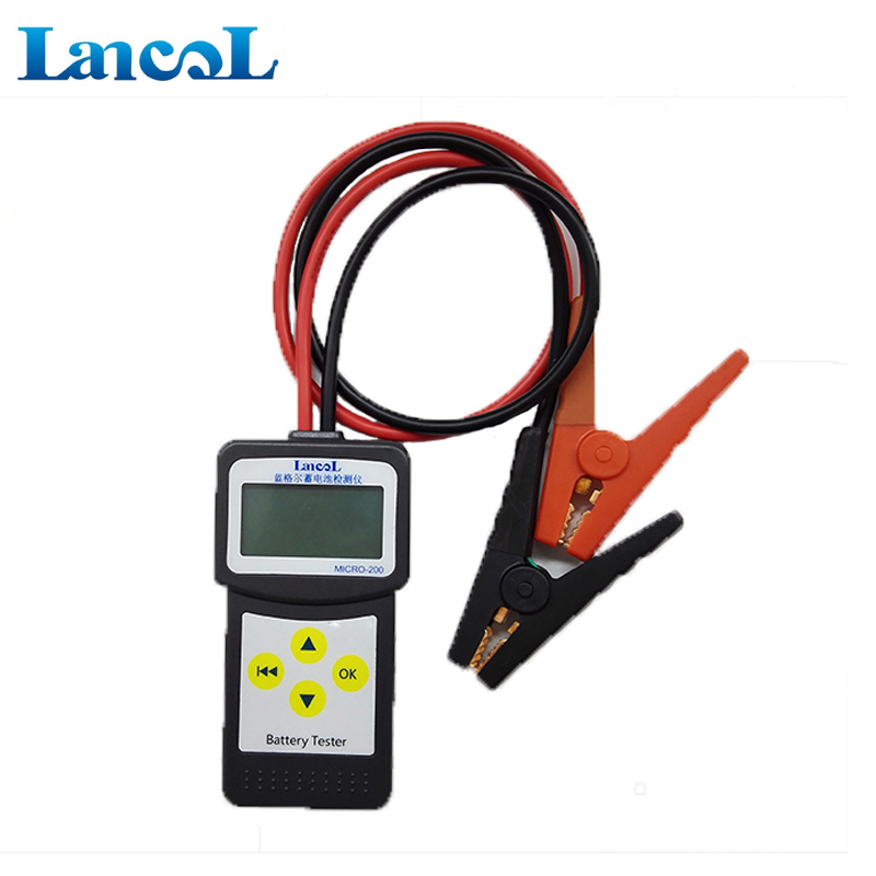 micro200 12v automotive battery tester cca range 1002000