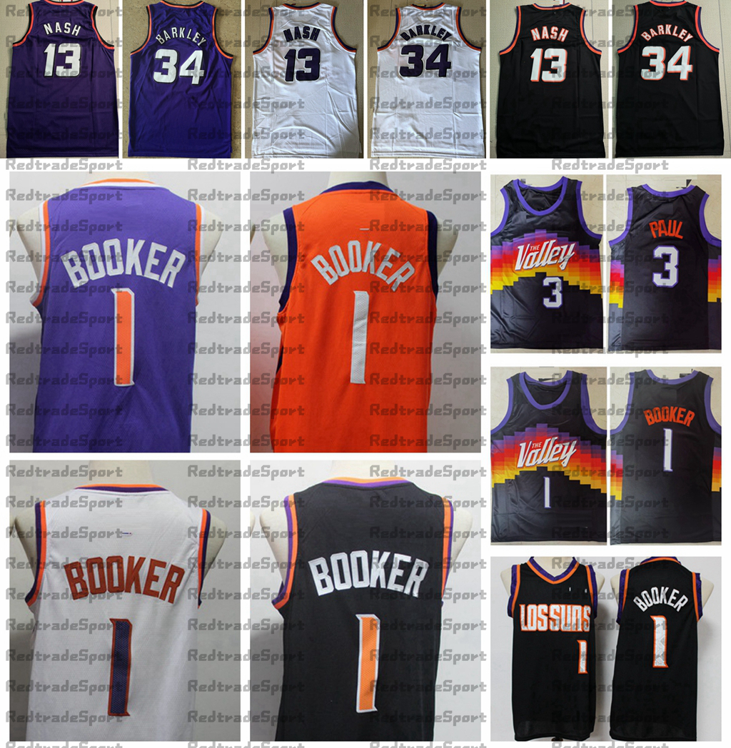 NCAA 2021 Mens Devin 1 Booker Chris 3 Paul City Steve 13 Nash Charles 34 Barkley Basketball Jerseys College Vintage Stitched Shirts S-XXL
NCAA 2021 Mens Devin 1 Booker Chris 3 Paul City Steve 13 Nash Charles 34 Barkley Basketball Jerseys College Vintage Stitched Shirts S-XXL