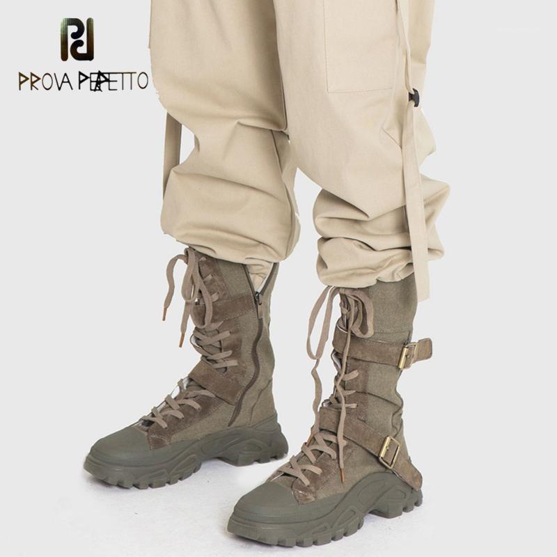Prova Perfetto Mid-tube Motorcycle Boots Women New Fashion and Handsome Autumn Winter Canvas Functional Boots1, As pic1
Prova Perfetto Mid-tube Motorcycle Boots Women New Fashion and Handsome Autumn Winter Canvas Functional Boots1, As pic1