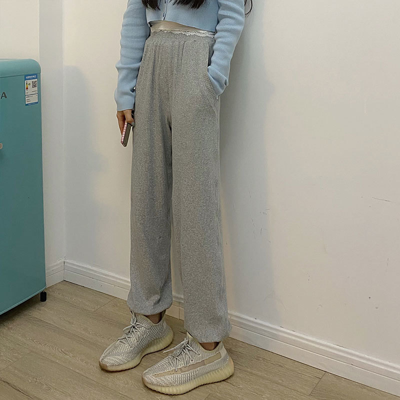 2021 New 3 colours elastic waistband casual loose slacks total length female trousers (x1494) NIZO, Black
2021 New 3 colours elastic waistband casual loose slacks total length female trousers (x1494) NIZO, Black