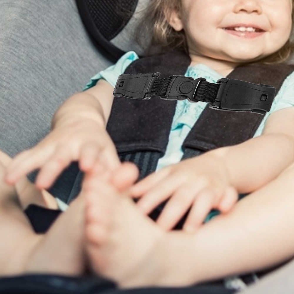 Car Safety Seat Belt Buckle Adjustable Chest Clip for Baby Kids Children Harness Strap Lock Anti Slip