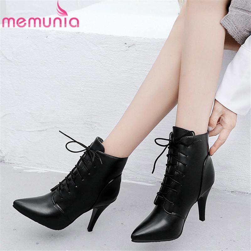MEMUNIA 2020 big size 46 Newest ankle boots women pointed toe stiletto high heels party wedding shoes ladies short boots woman1, Red
MEMUNIA 2020 big size 46 Newest ankle boots women pointed toe stiletto high heels party wedding shoes ladies short boots woman1, Red