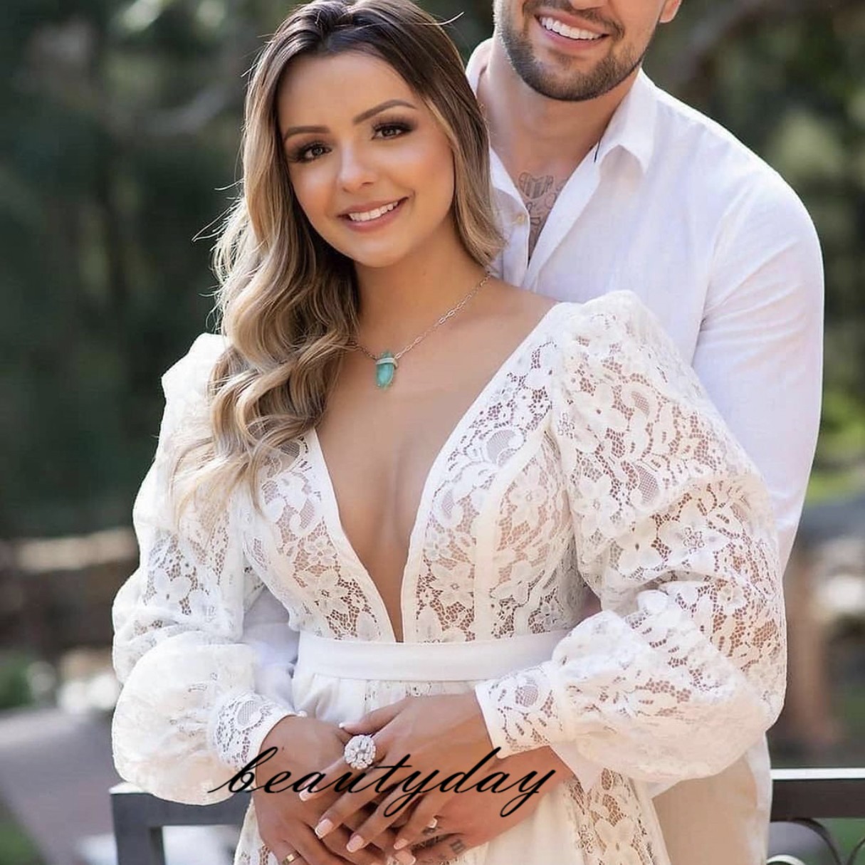 2022 Sunset Beach Wedding Dresses Lace Bridal Gowns Backless Sheer Long Sleeves Boho Plus Size Engagement Dress Floor Length robes de soirée mariée Ce