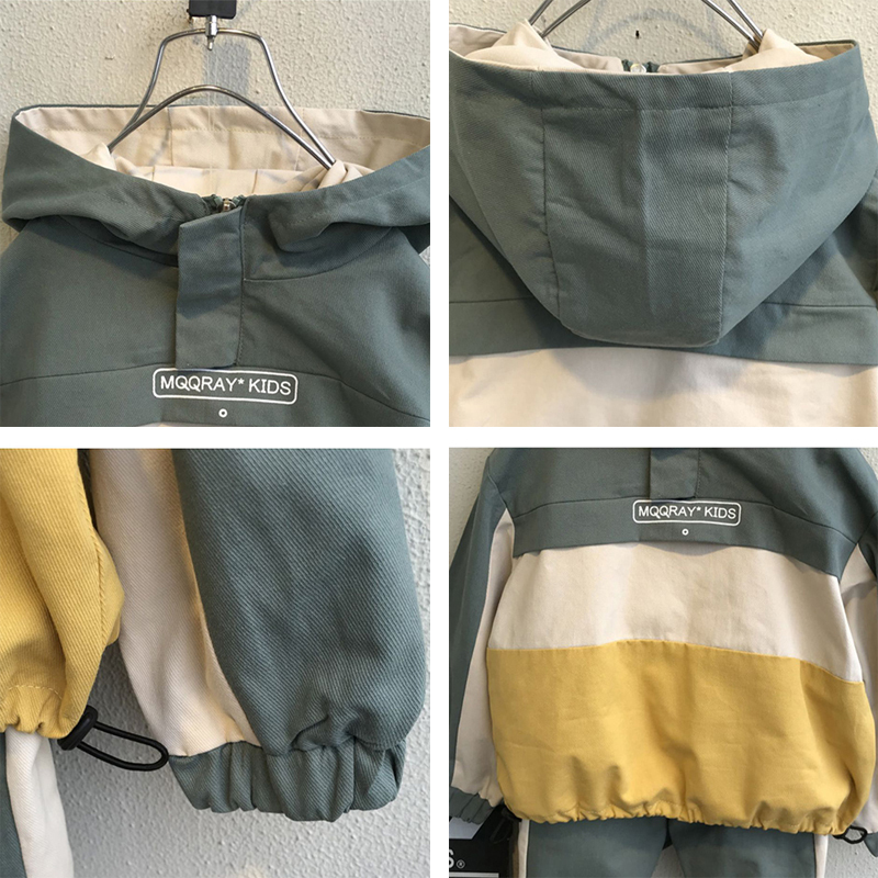 Boys Sports Set Spring Autumn Casual Toddler Teens Boys Clothes Color Toddler Coat Pant Children Clothing Set Kids Tracksuits LJ200916
