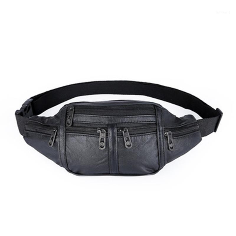 High Quality Men Fanny Pack Multifunctional PU Leather Waist Bag Travel Money Belt Phone Pouch Black Male Leisure Bag1, Sky blue
High Quality Men Fanny Pack Multifunctional PU Leather Waist Bag Travel Money Belt Phone Pouch Black Male Leisure Bag1, Sky blue