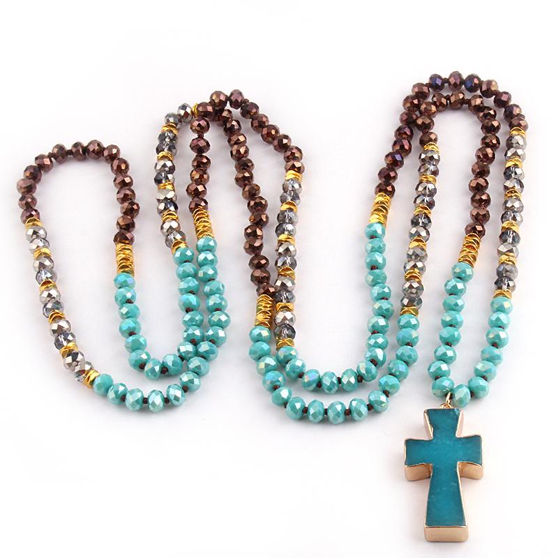 Fashion Bohemian Jewelry Knotted Halsband Gold Metal Spacer Multi Crystal Cross& arrow Charm pendant Necklace Free Shipping
Fashion Bohemian Jewelry Knotted Halsband Gold Metal Spacer Multi Crystal Cross& arrow Charm pendant Necklace Free Shipping