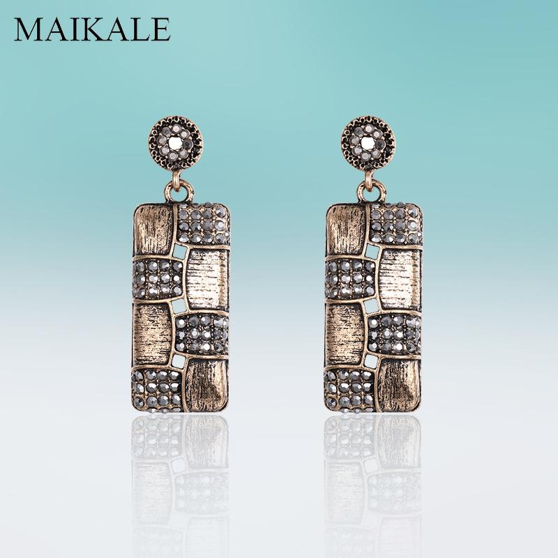MAIKALE Vintage Hollow Dangle Big Square Zinc Alloy Earrings Micro inlay Rhinestone Drop Earring For Women Jewelry Classic Gifts
MAIKALE Vintage Hollow Dangle Big Square Zinc Alloy Earrings Micro inlay Rhinestone Drop Earring For Women Jewelry Classic Gifts