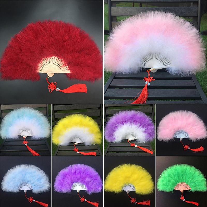 Folding Soft Fluffy Hand Held Fan Chinese Style Soft Colorful Feather Fan Dance Wedding Ladies Fancy Dress Performance DIY Decor
Folding Soft Fluffy Hand Held Fan Chinese Style Soft Colorful Feather Fan Dance Wedding Ladies Fancy Dress Performance DIY Decor