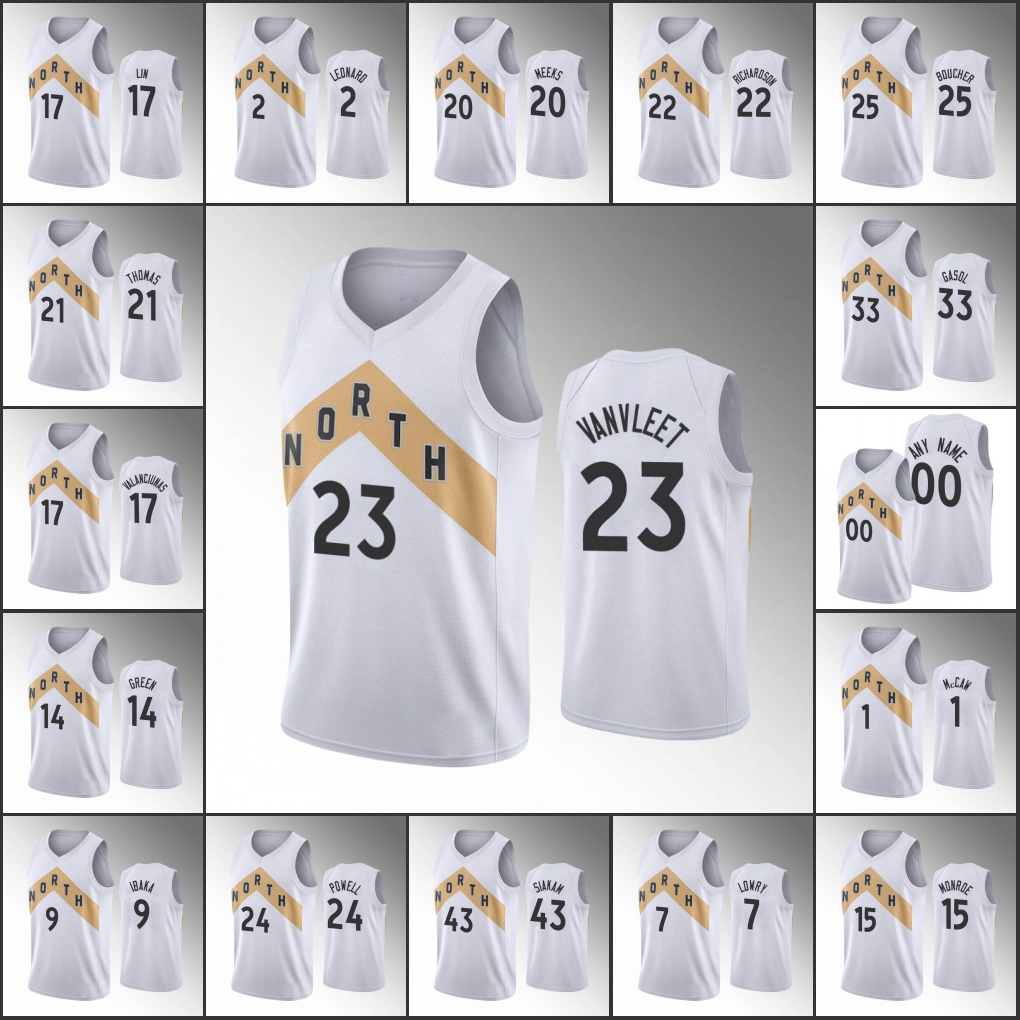 Toronto Raptors''Men Kawhi Leonard OG Anunoby Serge Ibaka Norman Powell Pascal Siakam Fred VanVleet Custom Jersey
Toronto Raptors''Men Kawhi Leonard OG Anunoby Serge Ibaka Norman Powell Pascal Siakam Fred VanVleet Custom Jersey