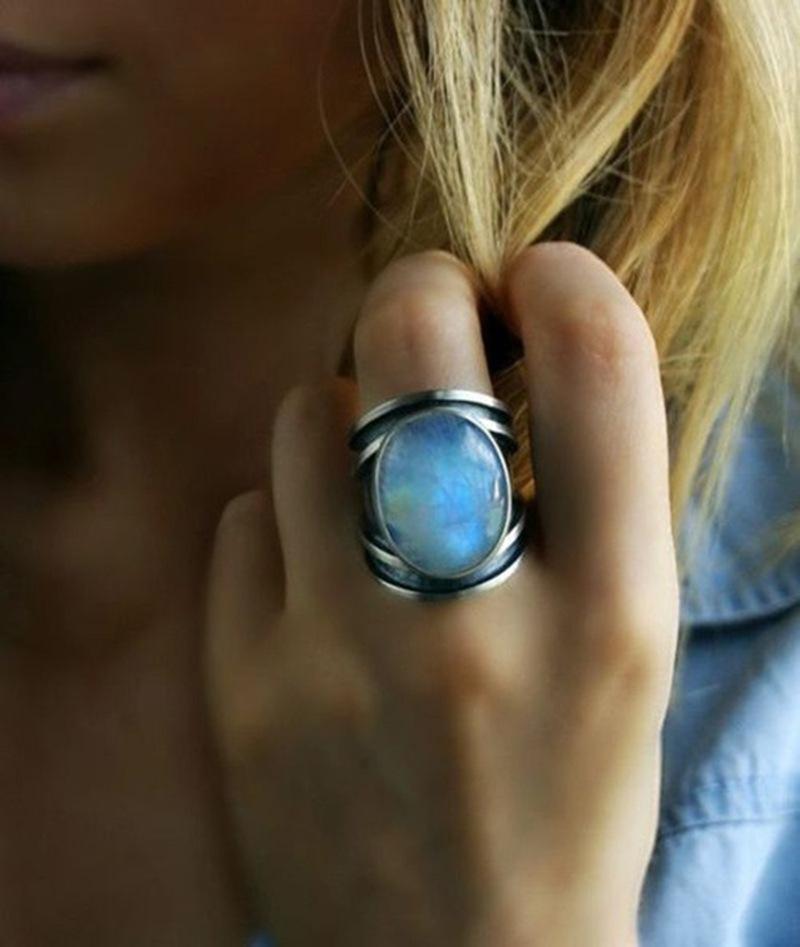 Cluster Rings Elegant Simple Moonstone For Women Silver Jewelry Anillos Wedding Anniversary Engagement Gifts
Cluster Rings Elegant Simple Moonstone For Women Silver Jewelry Anillos Wedding Anniversary Engagement Gifts