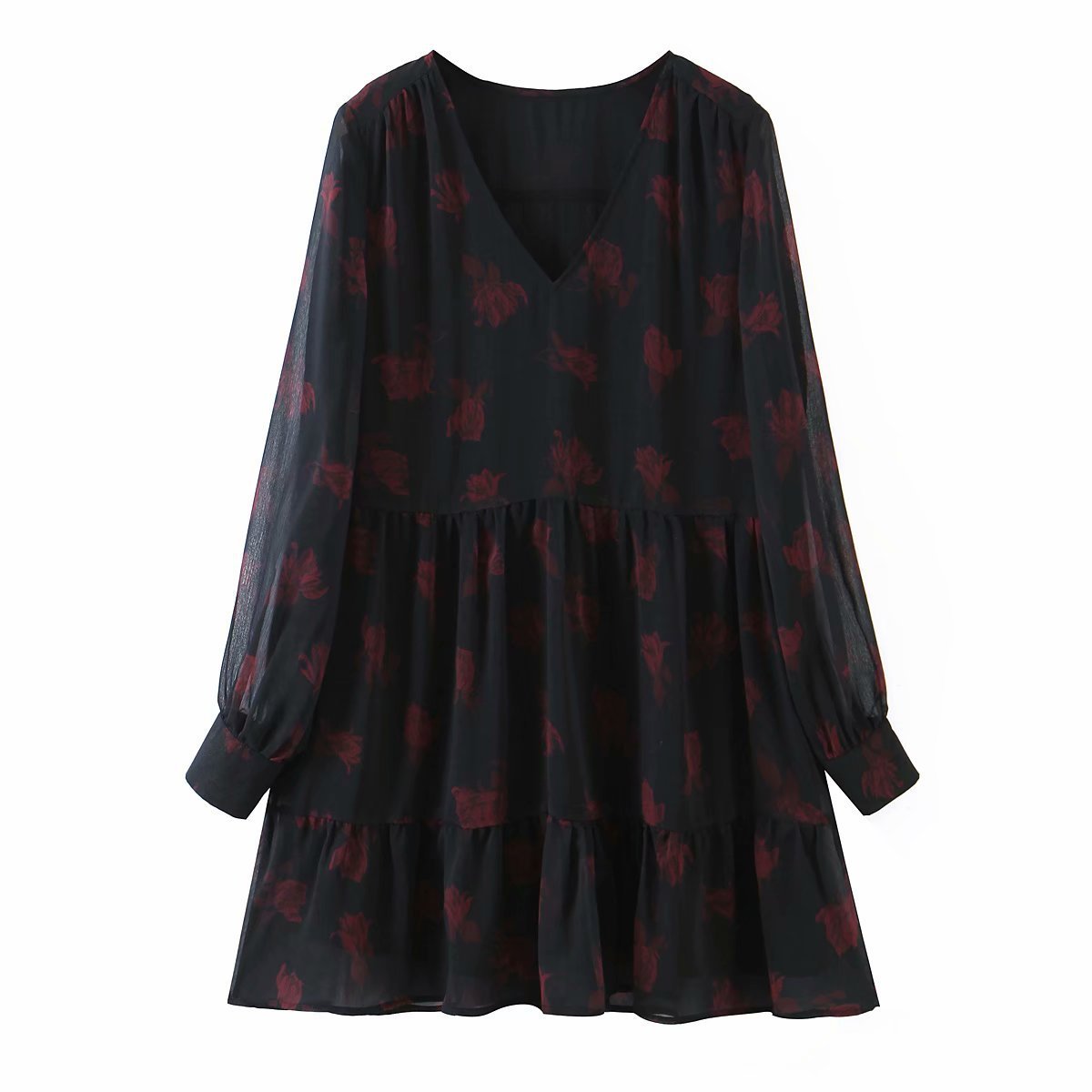 2021 New 3478 Autumn European and American Women's V-neck Flower Printing Long Sleeve Factory Direct Wholesale Fcuo, See chart
2021 New 3478 Autumn European and American Women's V-neck Flower Printing Long Sleeve Factory Direct Wholesale Fcuo, See chart