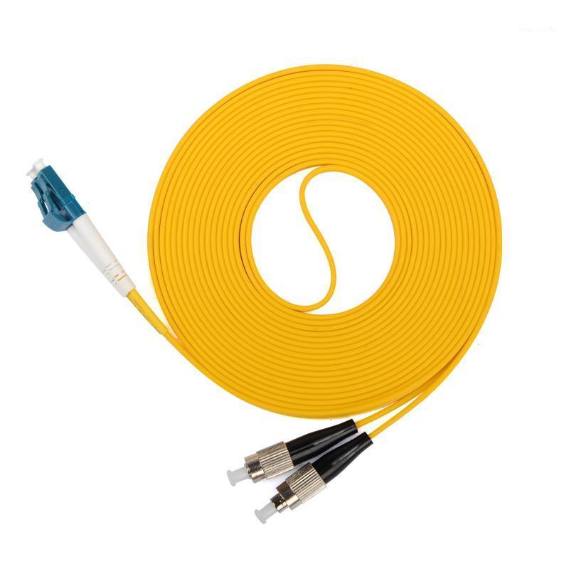 

20Pair Fiber Optic patch cord single mode Duplex LSZH FC TO LC PC UPC sm dx 1 3 5 10 20 100m meters Ftth Free Shipping1