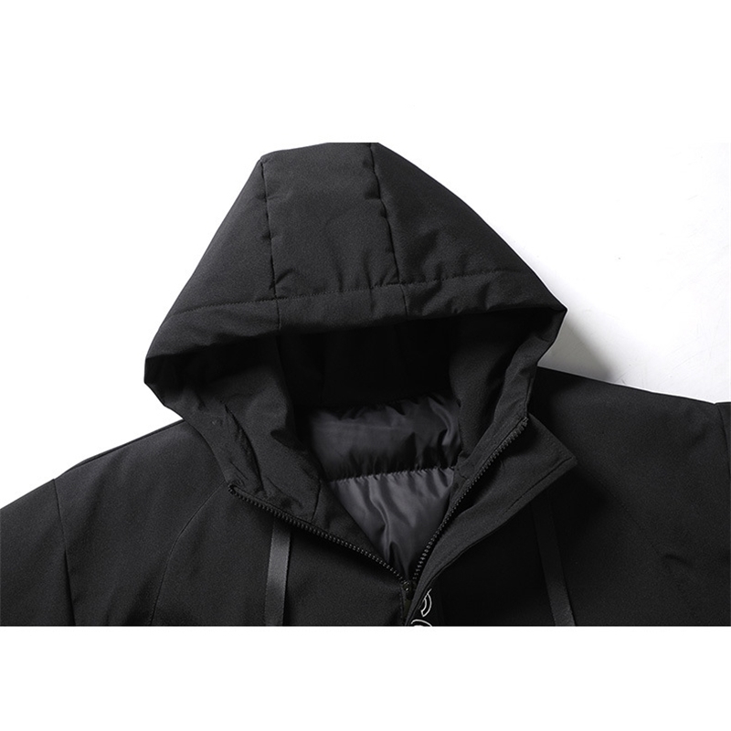 Men Parka Coats Winter Jacket Mens Thicken Hooded Windproof Parkas Overcoat Casual Man Warm Down Jackets Pockets Outerwear 201203