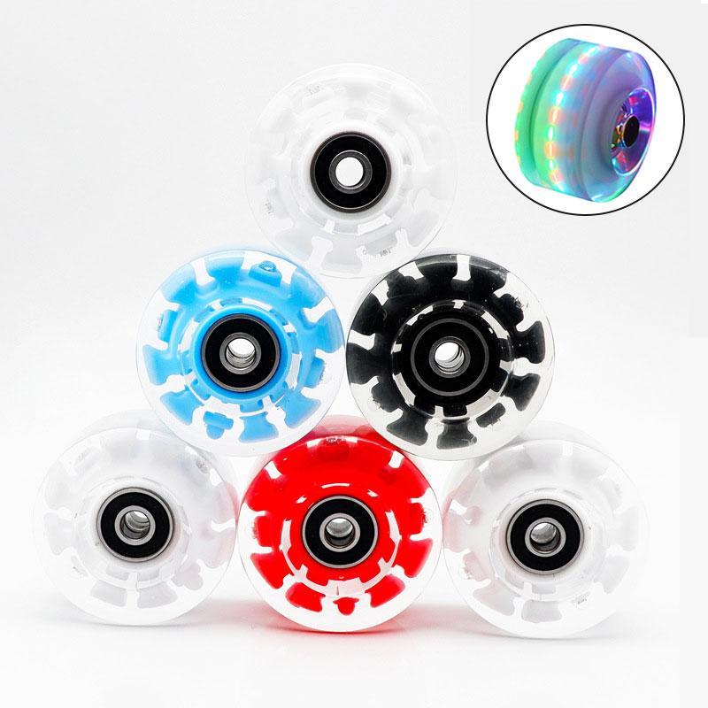 1/4PCS Skateboard Flashing Wheels High Speed 82A 58mm*32mm PU Durable Double Rocker Roller Skating Parts + Bearings Accessories1, 1pcs blue
1/4PCS Skateboard Flashing Wheels High Speed 82A 58mm*32mm PU Durable Double Rocker Roller Skating Parts + Bearings Accessories1, 1pcs blue