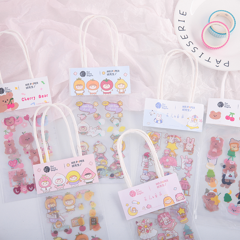 Kawaii Cartoon Stickers INS PET Material korean stationery planner stickers bullet journal Album Decorative collage aesthetic
Kawaii Cartoon Stickers INS PET Material korean stationery planner stickers bullet journal Album Decorative collage aesthetic