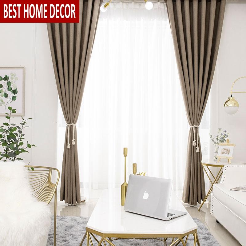 Blackout Curtains for Living Room Kitchen High Shading Modern Curtains for Bedroom Window Blinds Drapes Thicken Curtain Fabric, Coffee
Blackout Curtains for Living Room Kitchen High Shading Modern Curtains for Bedroom Window Blinds Drapes Thicken Curtain Fabric, Coffee
