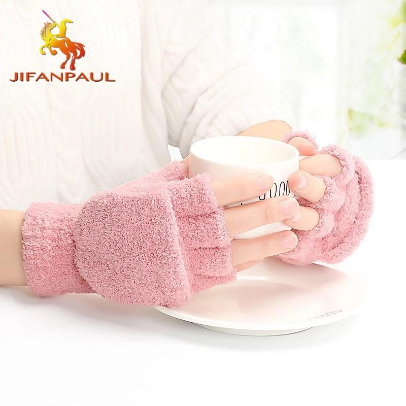 JIFANPAUL winter coral velvet flip half-finger gloves for men/women cold-proof thickening plus velvet warmth cute writing gloves
JIFANPAUL winter coral velvet flip half-finger gloves for men/women cold-proof thickening plus velvet warmth cute writing gloves